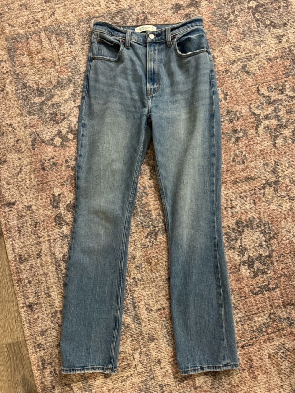 Abercrombie & Fitch The 90’s Slim Straight Ultra High Rise Jeans Size 25 Short